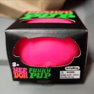 Schylling NeeDoh Funky Pup Kids Stress Toy - Hot Pink